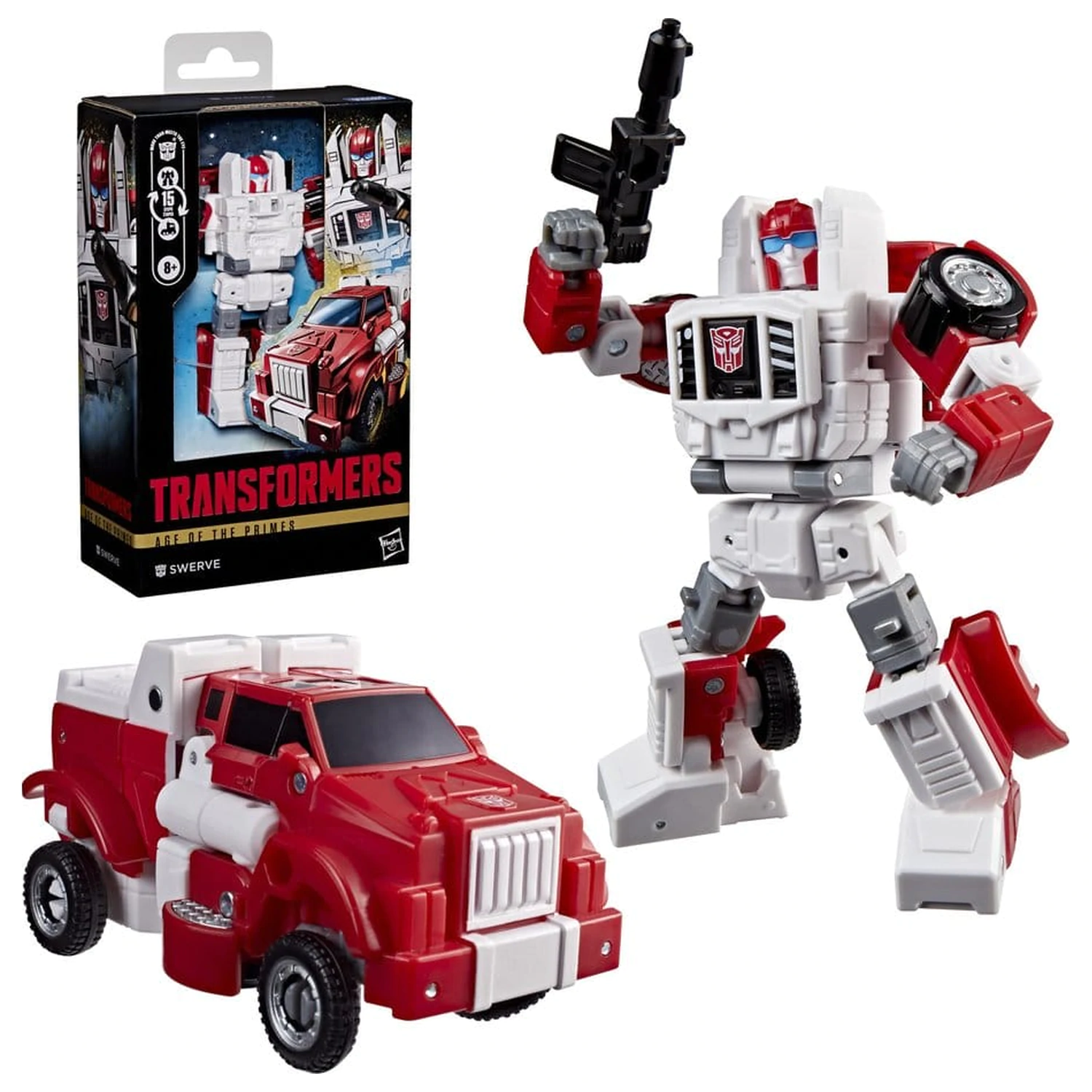 Transformers Age of the Primes Deluxe Class Actionfigur Swerve 11 cm Produktfoto