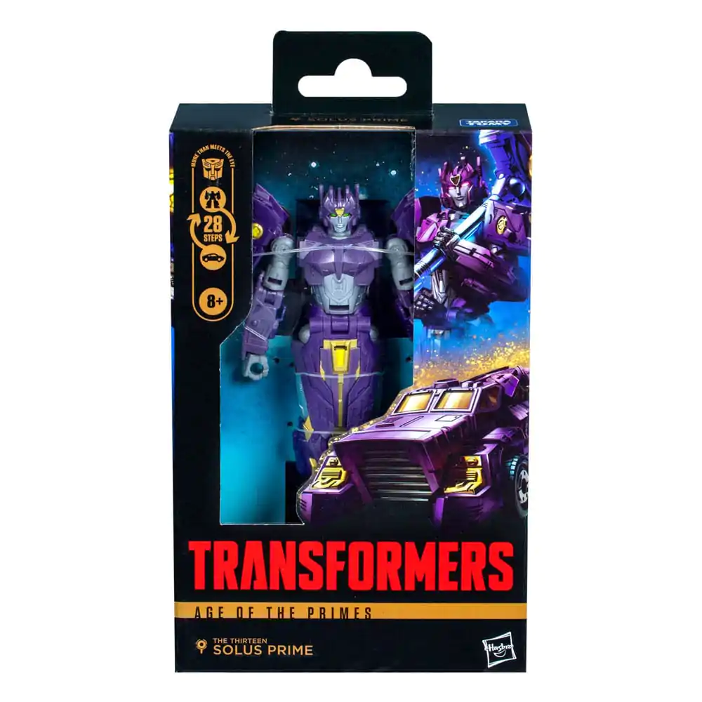 Transformers Age of the Primes Deluxe Class Actionfigur The Thirteen Autobot Solus Prime 14 cm Produktfoto