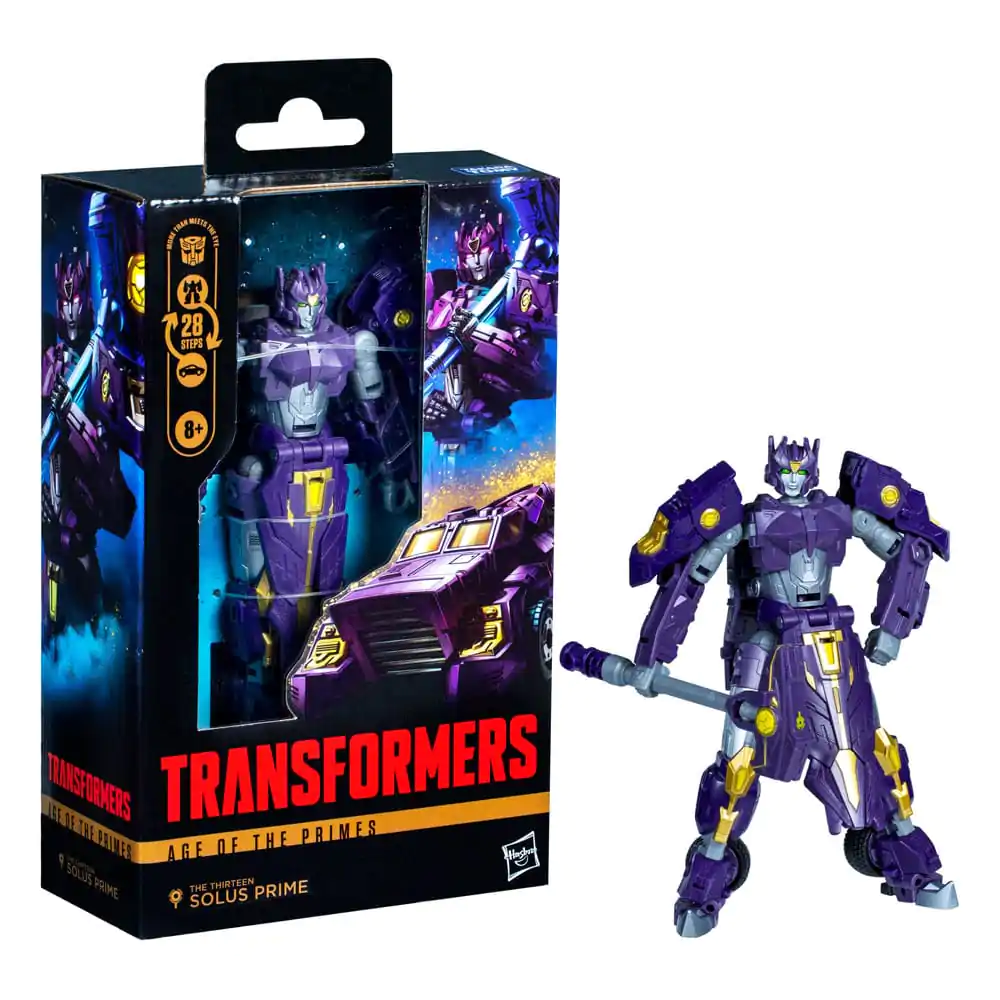 Transformers Age of the Primes Deluxe Class Actionfigur The Thirteen Autobot Solus Prime 14 cm Produktfoto