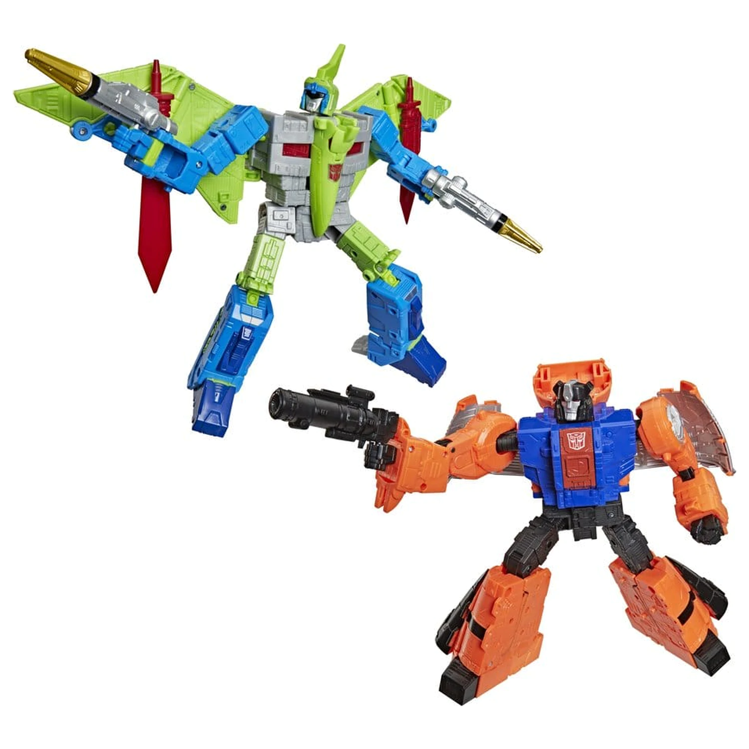 Transformers Age of the Primes Leader Class Actionfigur 2er-Pack G2 G2 Dinobot Swoop & G2 Dinobot Sludge 19 cm Produktfoto