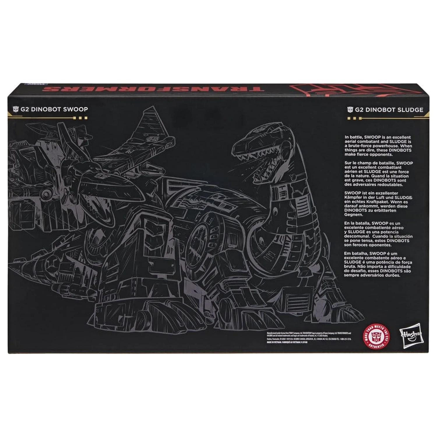 Transformers Age of the Primes Leader Class Actionfigur 2er-Pack G2 G2 Dinobot Swoop & G2 Dinobot Sludge 19 cm Produktfoto