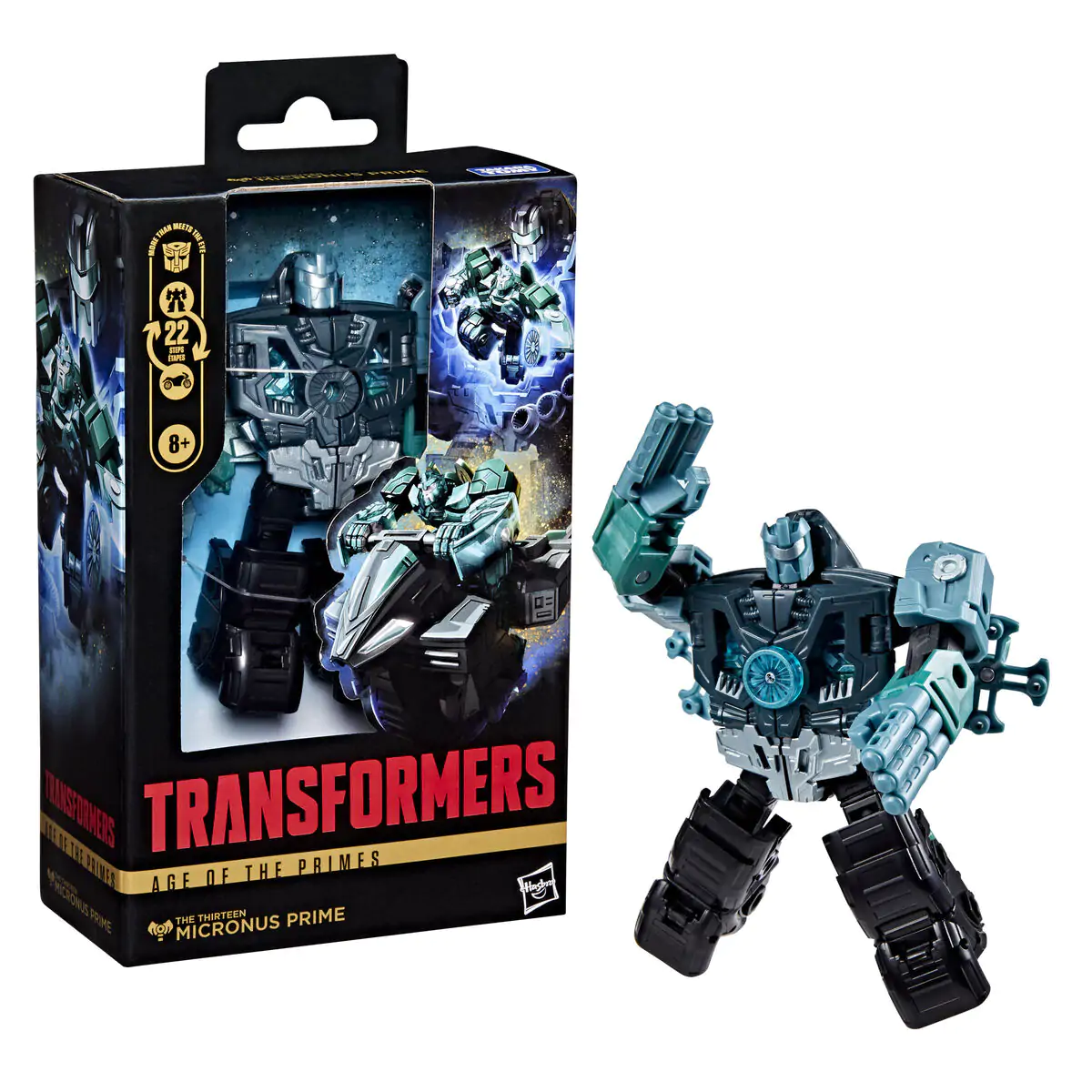 Transformers Age of the Primes Micronus Prime Figur 14 cm Produktfoto