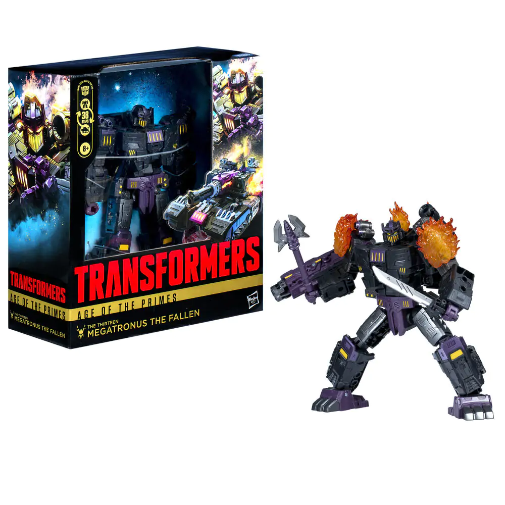 Transformers Age of the Primes The Thirteen Megatronus the Fallen Figur 19cm Produktfoto