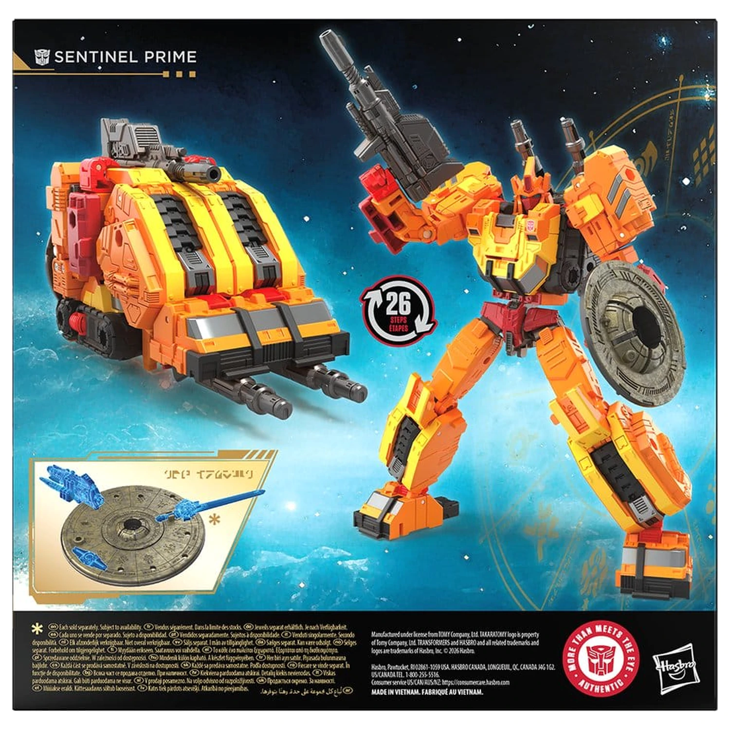 Transformers Age of the Primes Voyager Klasse Action-Figur Sentinel Prime 18 cm Produktfoto