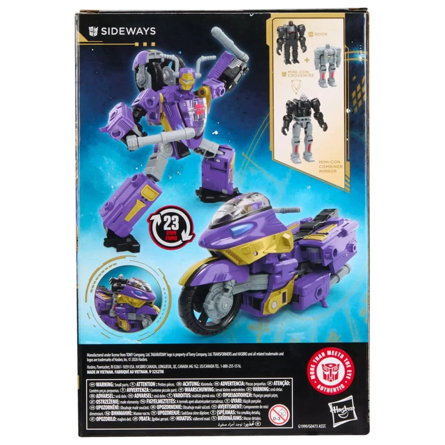 Transformers Age of the Primes Voyager Class Action Figur Sideways 14 cm Produktfoto