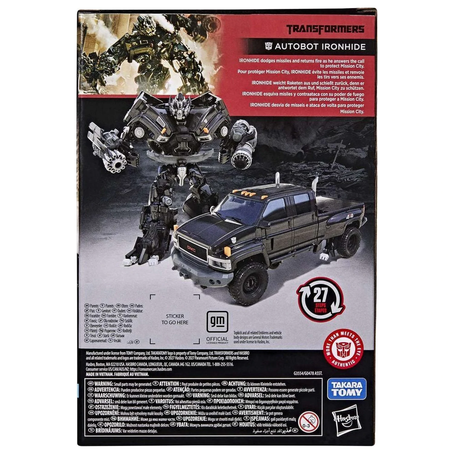 Transformers Autobot Ironhide Figur 16,5 cm Produktfoto