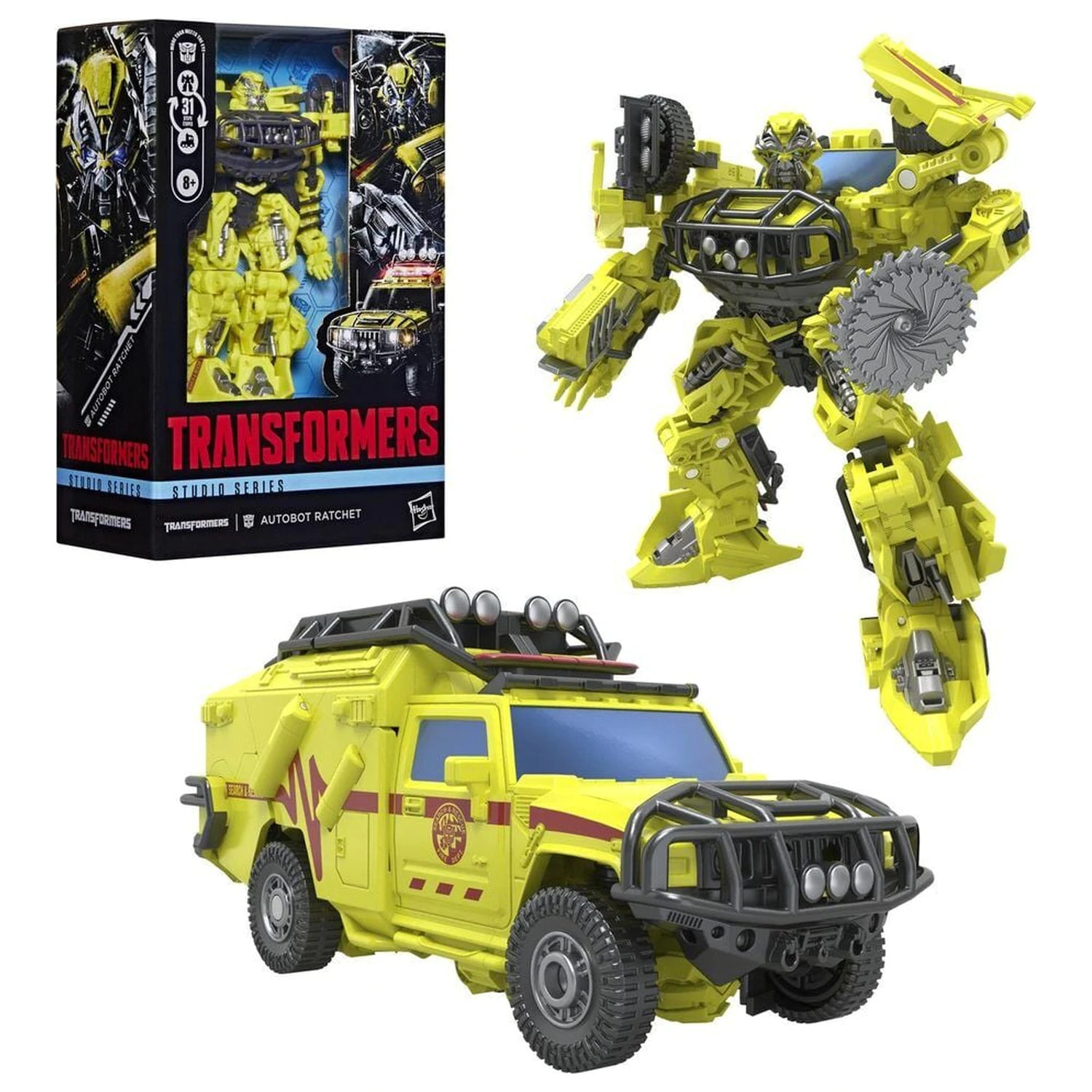 Transformers Autobot Ratchet Figur 16,5 Zentimeter Produktfoto