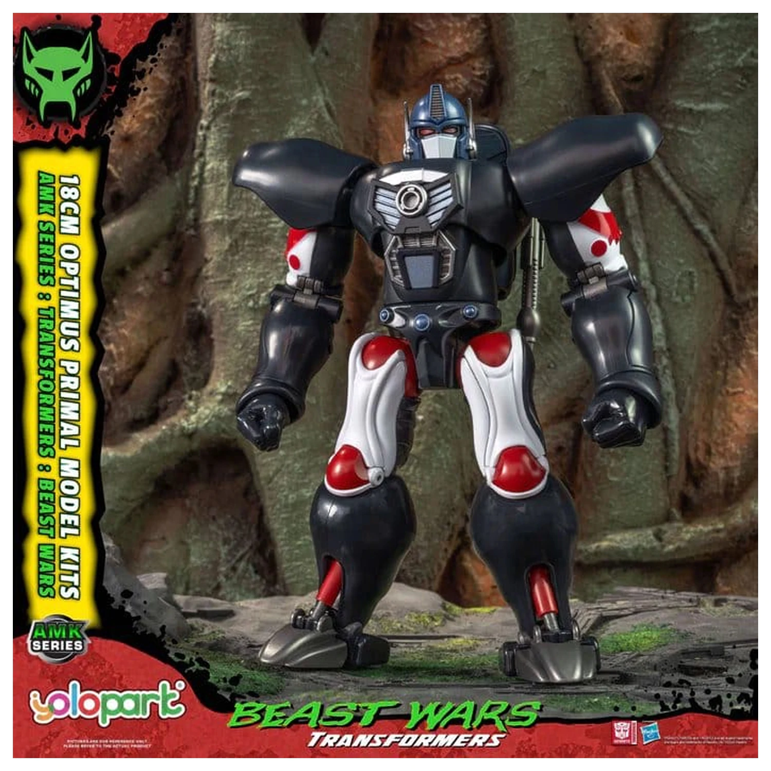 Transformers: Beast Wars AMK Series Plastik Modellbausatz Optimus Primal 18 cm Produktfoto