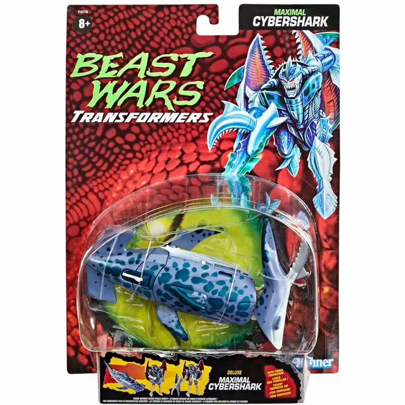 Transformers: Beast Wars Vintage Actionfigur Maximal Cybershark 13 cm termékfotó