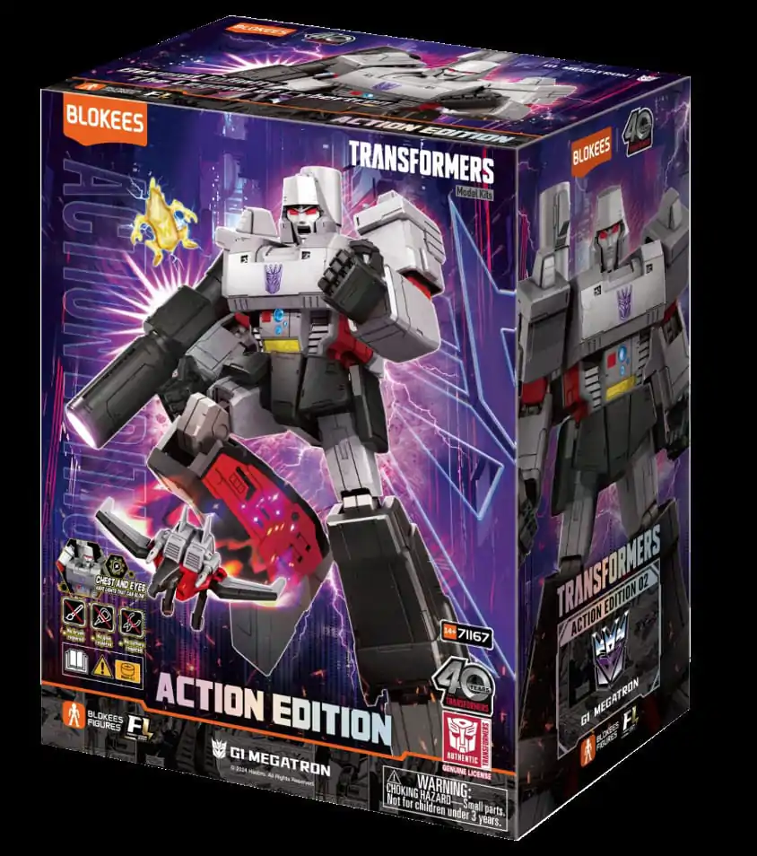 Transformers Blokees Plastic Model Action Edition 02 G1 Megatron termékfotó