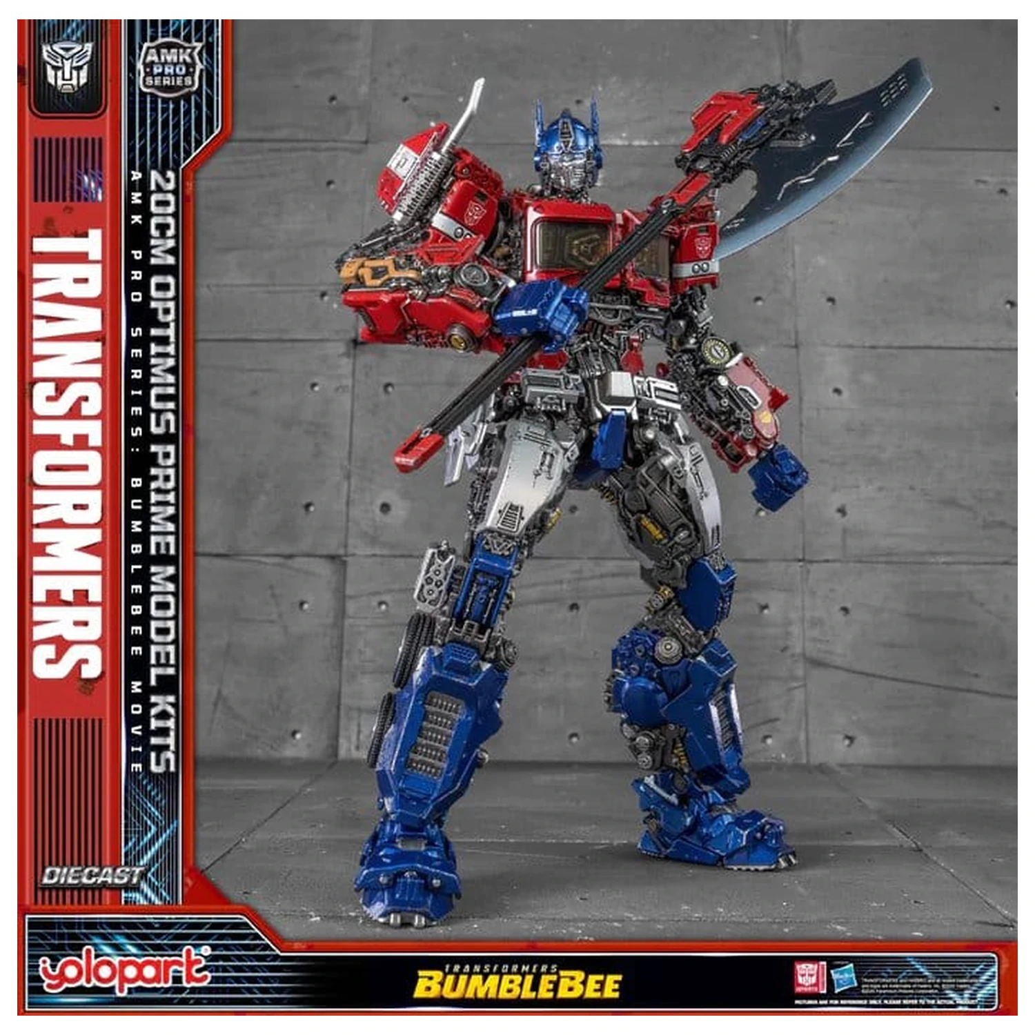 Transformers: Bumblebee AMK PRO Series Kunststoff Modellbausatz Optimus Prime 20 cm Produktfoto