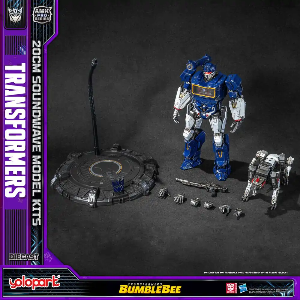 Transformers: Bumblebee AMK Pro Series Kunststoff-Modellbausatz Soundwave (Oversea Version) 20 cm Produktfoto