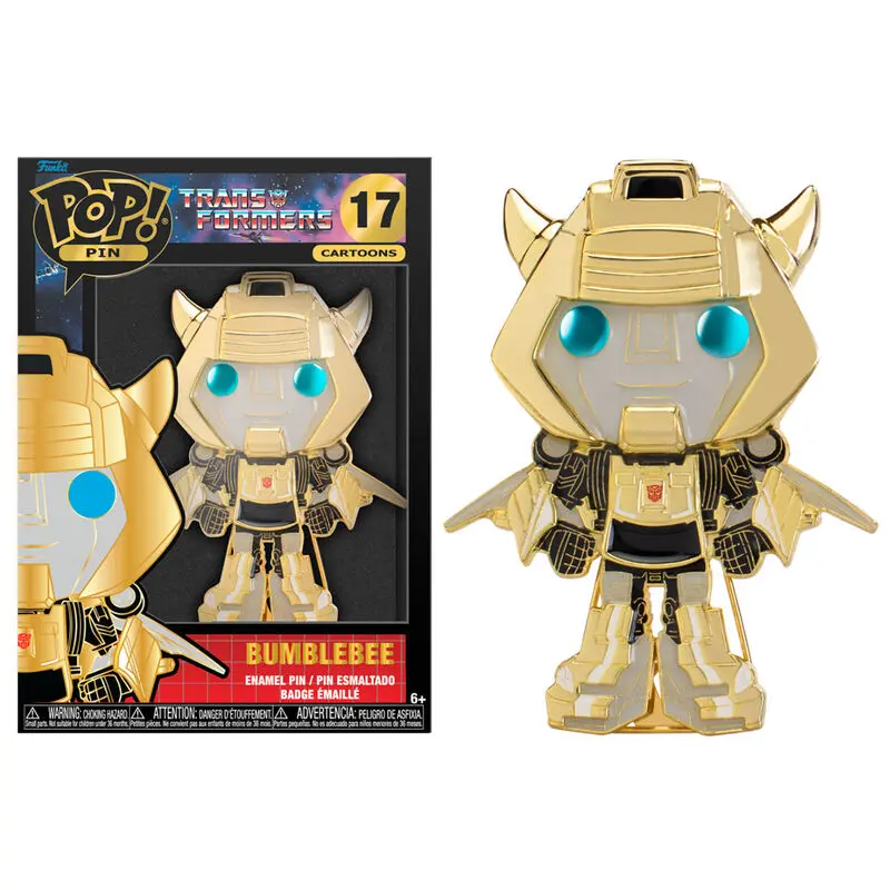 Transformers POP! Pin Ansteck-Pin Bumblebee 10 cm Produktfoto