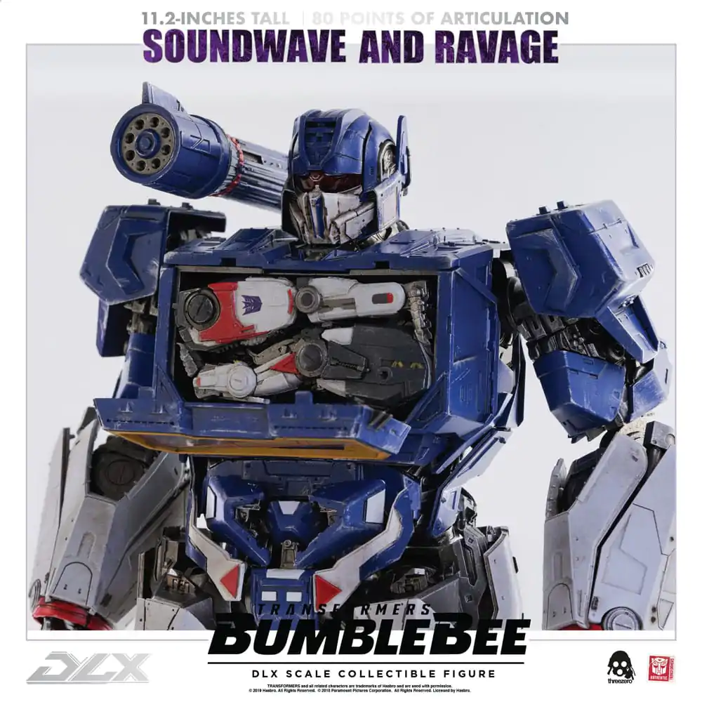 Transformers Bumblebee DLX Actionfiguren Doppelpack 1/6 Soundwave &amp; Ravage 28 cm Produktfoto