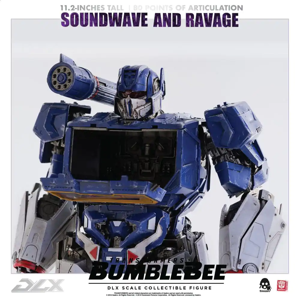 Transformers Bumblebee DLX Actionfiguren Doppelpack 1/6 Soundwave &amp; Ravage 28 cm Produktfoto