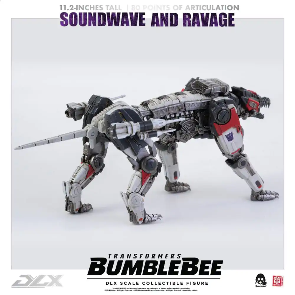 Transformers Bumblebee DLX Actionfiguren Doppelpack 1/6 Soundwave &amp; Ravage 28 cm Produktfoto