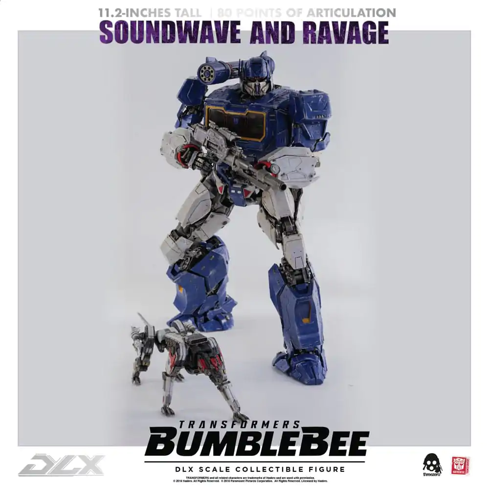 Transformers Bumblebee DLX Actionfiguren Doppelpack 1/6 Soundwave &amp; Ravage 28 cm Produktfoto