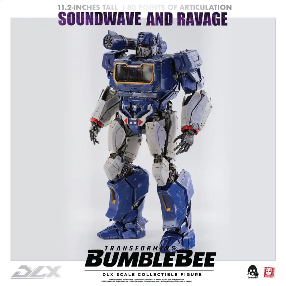 Transformers Bumblebee DLX Actionfiguren Doppelpack 1/6 Soundwave &amp; Ravage 28 cm Produktfoto