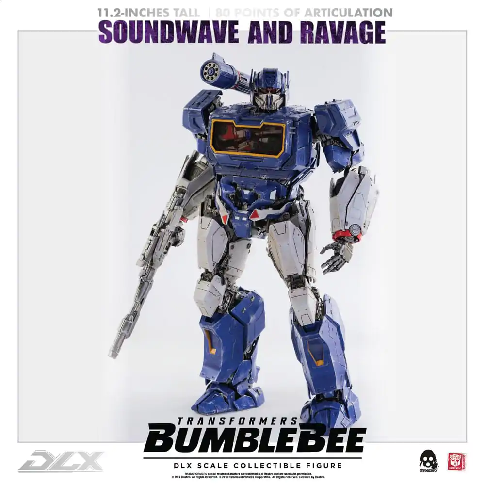 Transformers Bumblebee DLX Actionfiguren Doppelpack 1/6 Soundwave &amp; Ravage 28 cm Produktfoto