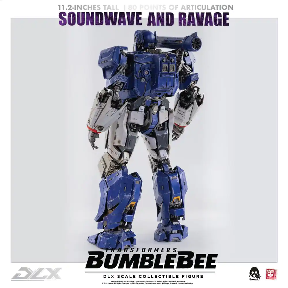Transformers Bumblebee DLX Actionfiguren Doppelpack 1/6 Soundwave &amp; Ravage 28 cm Produktfoto