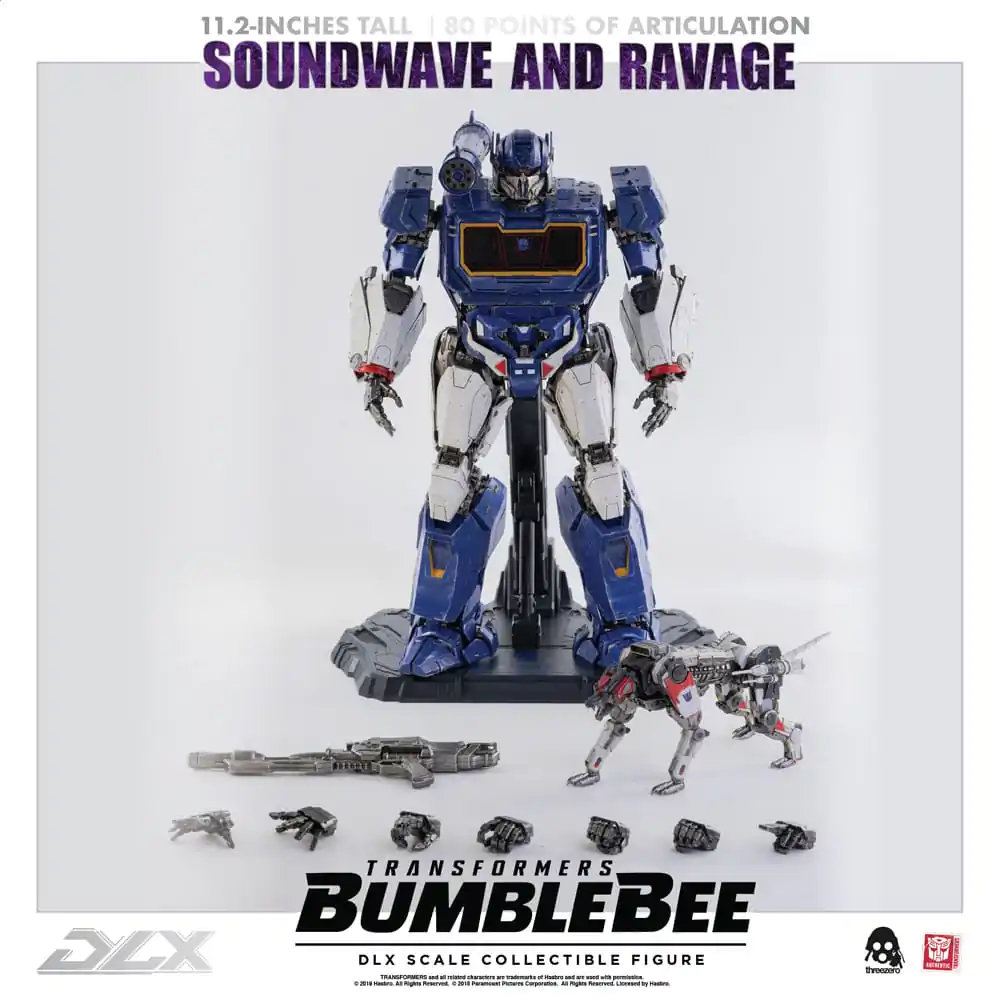 Transformers Bumblebee DLX Actionfiguren Doppelpack 1/6 Soundwave &amp; Ravage 28 cm Produktfoto
