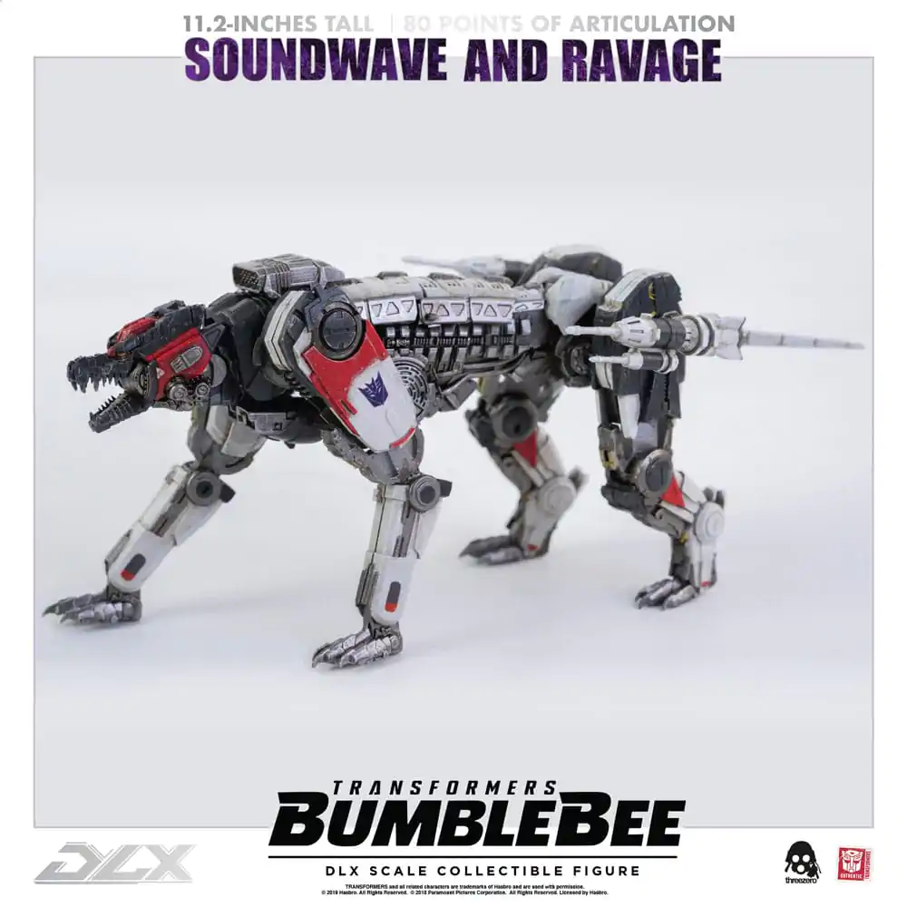 Transformers Bumblebee DLX Actionfiguren Doppelpack 1/6 Soundwave &amp; Ravage 28 cm Produktfoto
