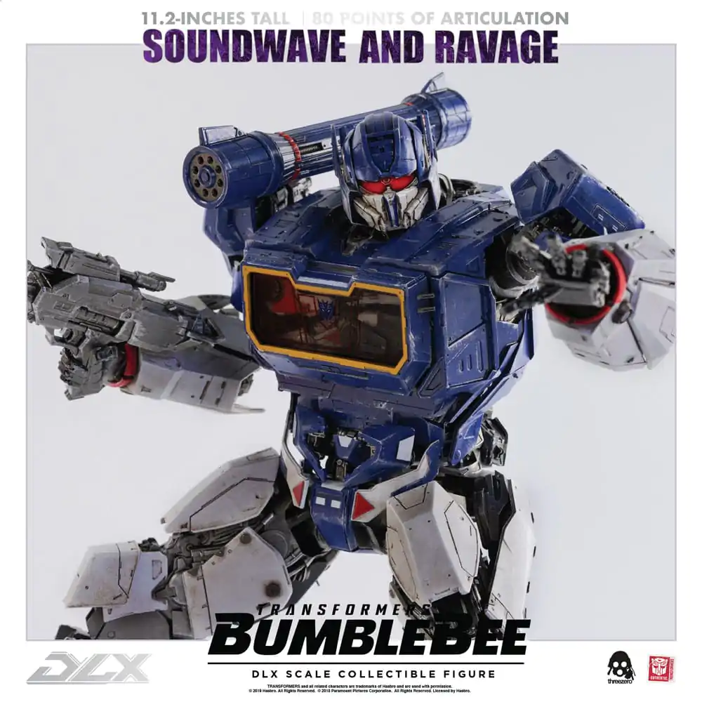 Transformers Bumblebee DLX Actionfiguren Doppelpack 1/6 Soundwave &amp; Ravage 28 cm Produktfoto