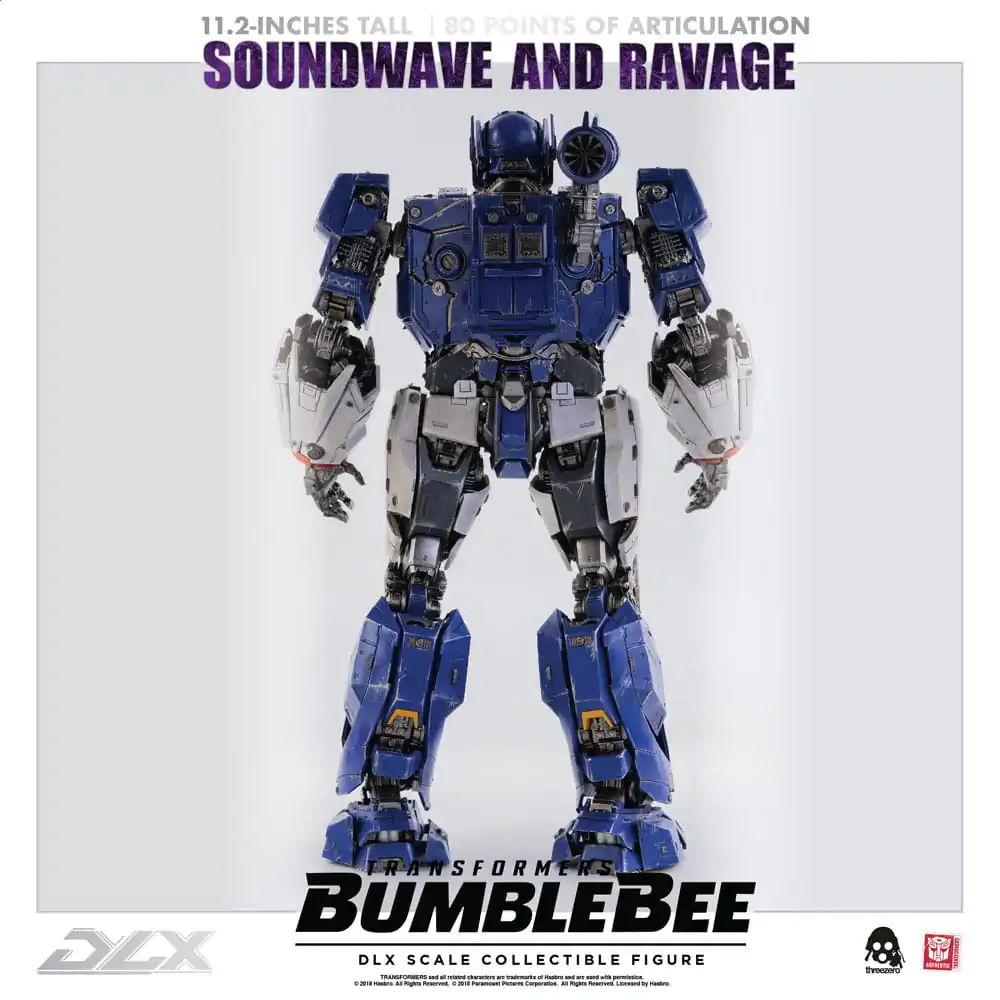 Transformers Bumblebee DLX Actionfiguren Doppelpack 1/6 Soundwave &amp; Ravage 28 cm Produktfoto