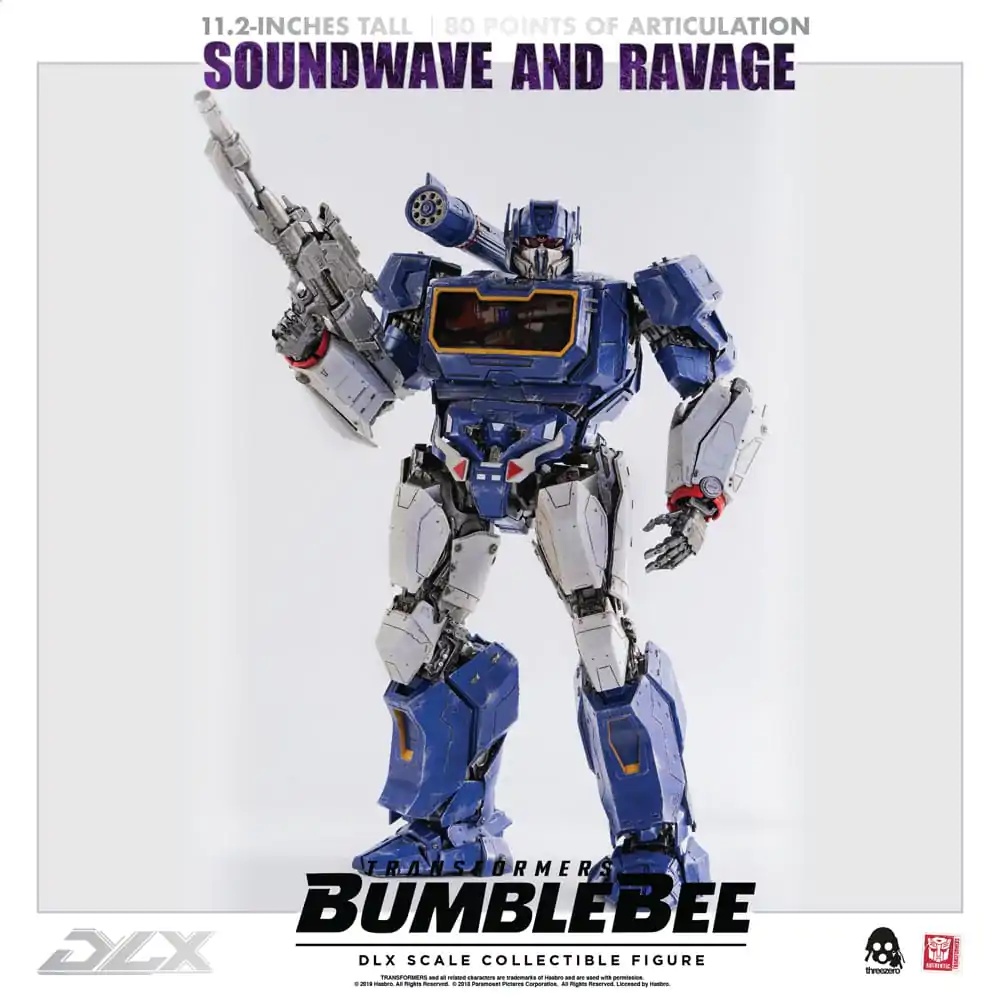 Transformers Bumblebee DLX Actionfiguren Doppelpack 1/6 Soundwave &amp; Ravage 28 cm Produktfoto