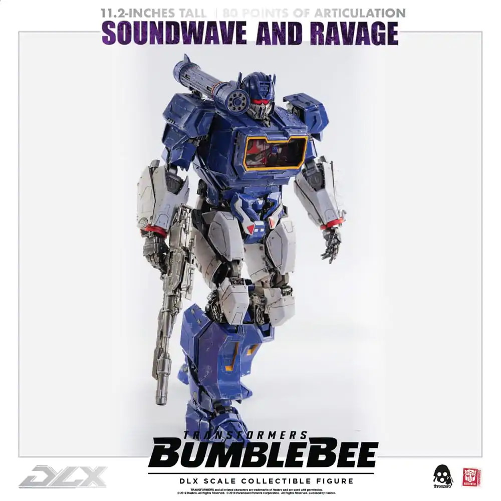Transformers Bumblebee DLX Actionfiguren Doppelpack 1/6 Soundwave &amp; Ravage 28 cm Produktfoto