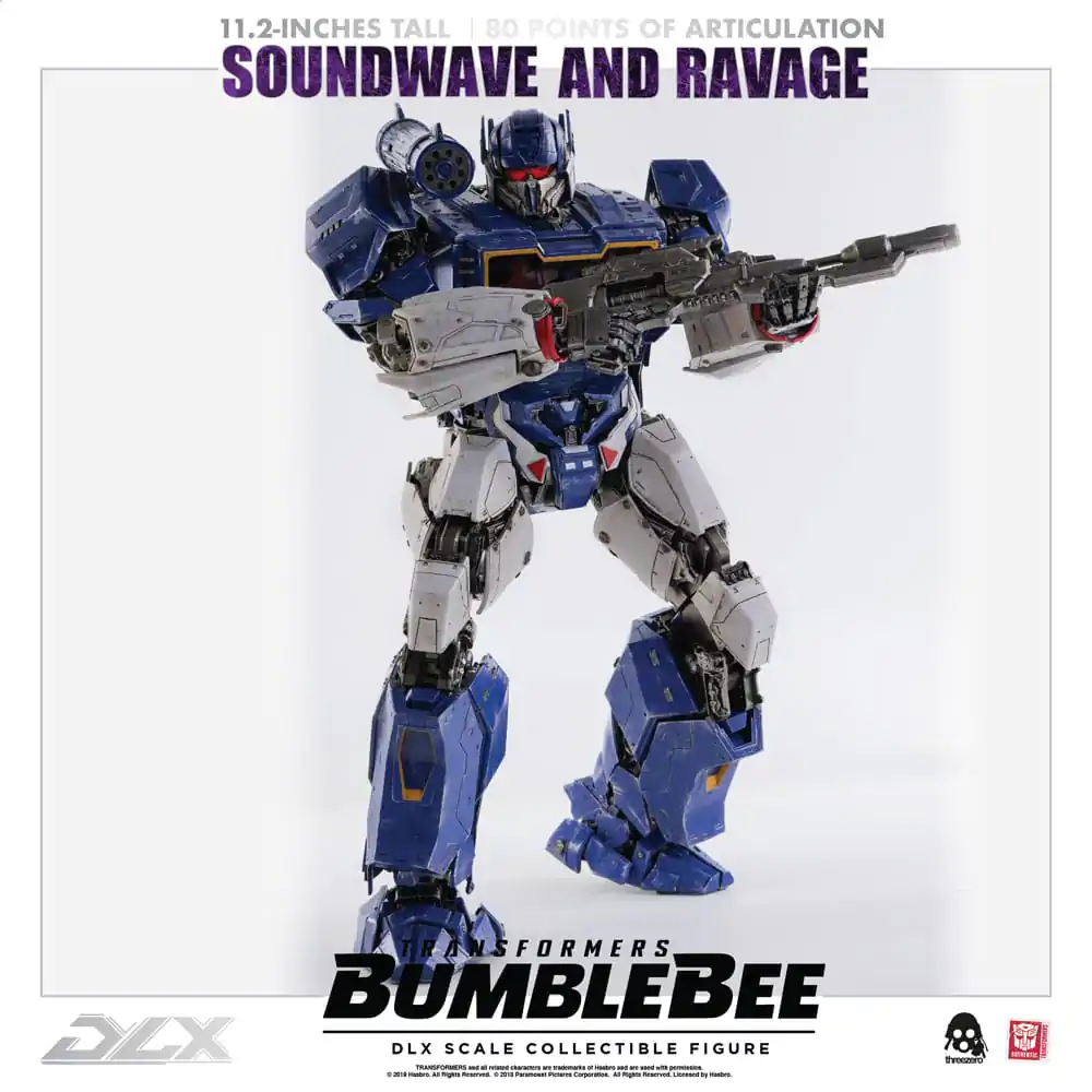 Transformers Bumblebee DLX Actionfiguren Doppelpack 1/6 Soundwave &amp; Ravage 28 cm Produktfoto