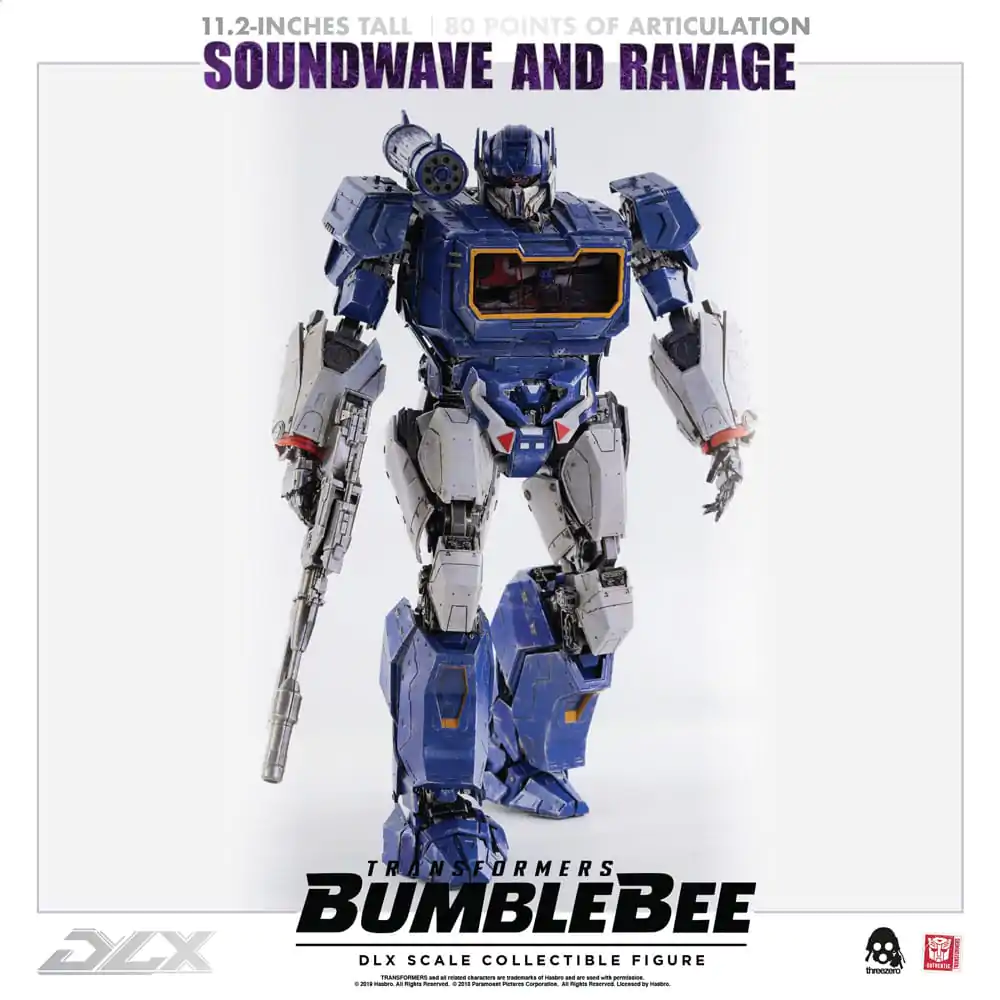 Transformers Bumblebee DLX Actionfiguren Doppelpack 1/6 Soundwave &amp; Ravage 28 cm Produktfoto