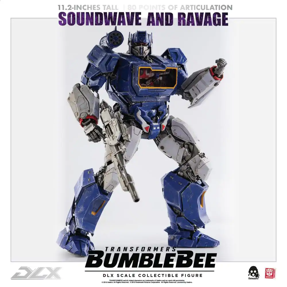 Transformers Bumblebee DLX Actionfiguren Doppelpack 1/6 Soundwave &amp; Ravage 28 cm Produktfoto