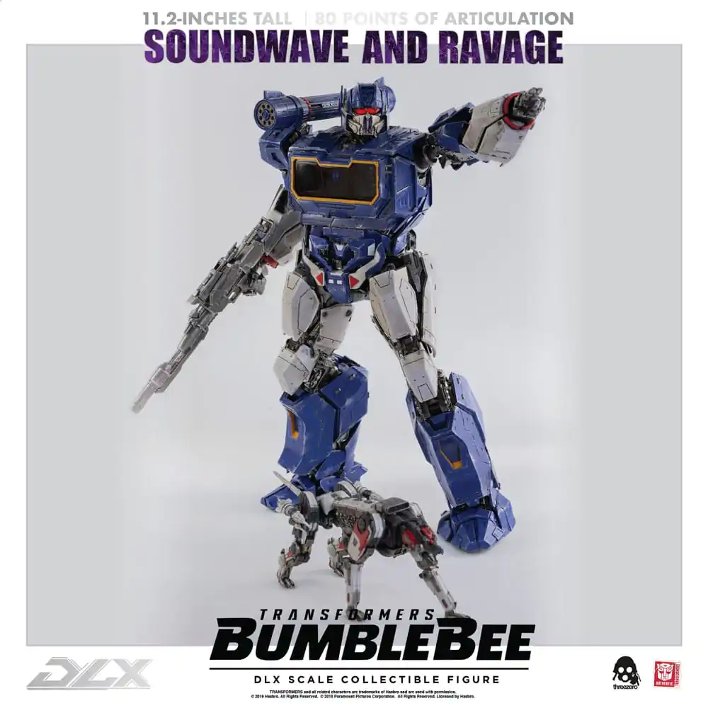 Transformers Bumblebee DLX Actionfiguren Doppelpack 1/6 Soundwave &amp; Ravage 28 cm Produktfoto