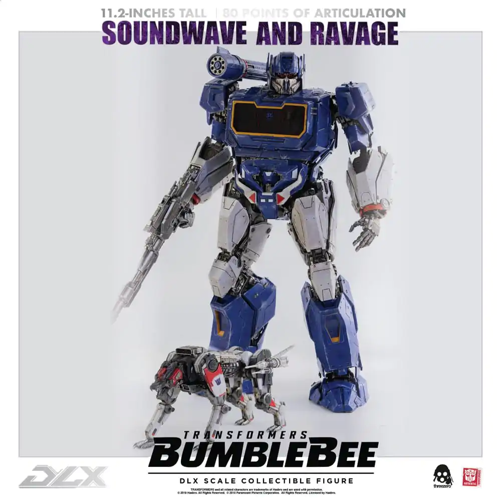 Transformers Bumblebee DLX Actionfiguren Doppelpack 1/6 Soundwave &amp; Ravage 28 cm Produktfoto