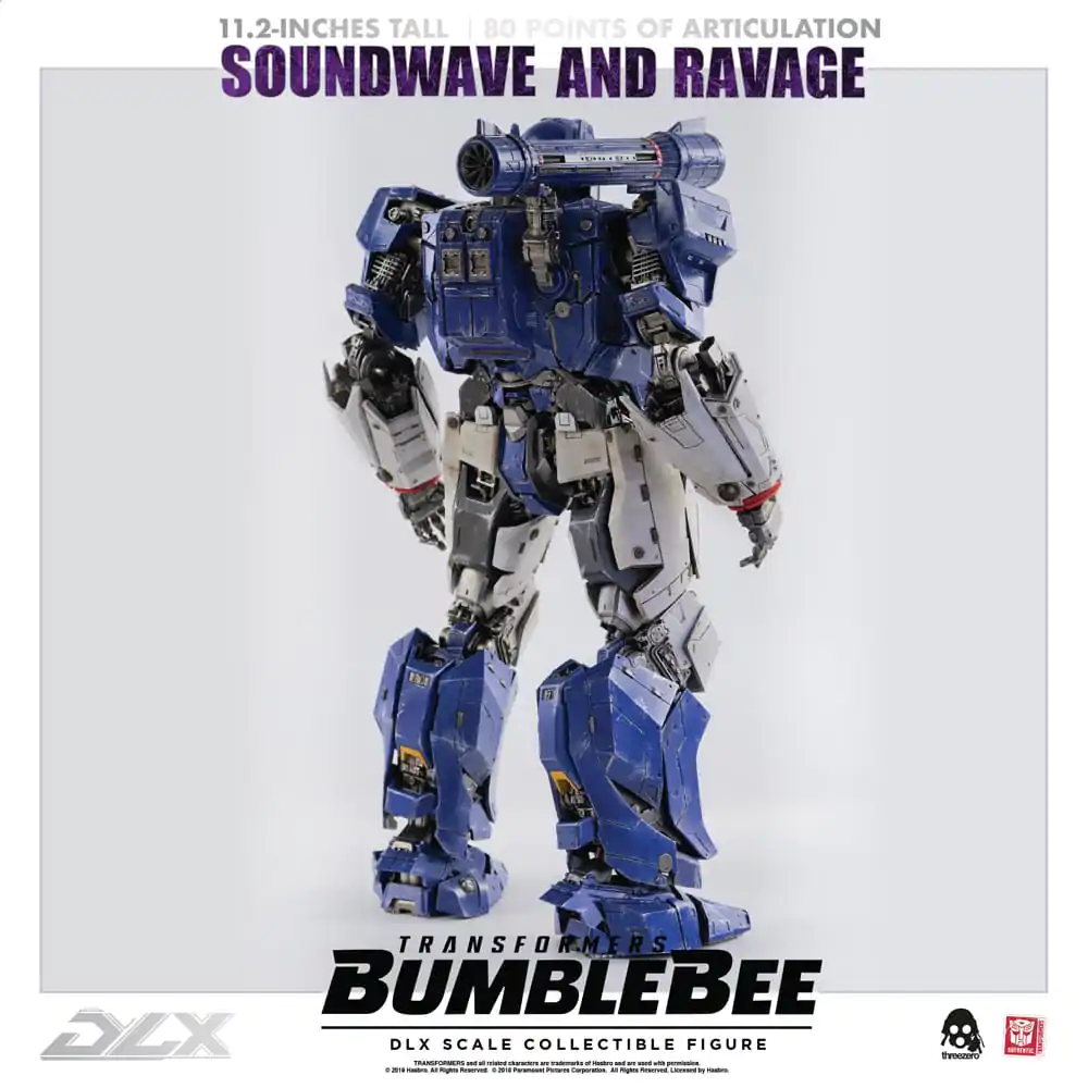 Transformers Bumblebee DLX Actionfiguren Doppelpack 1/6 Soundwave &amp; Ravage 28 cm Produktfoto