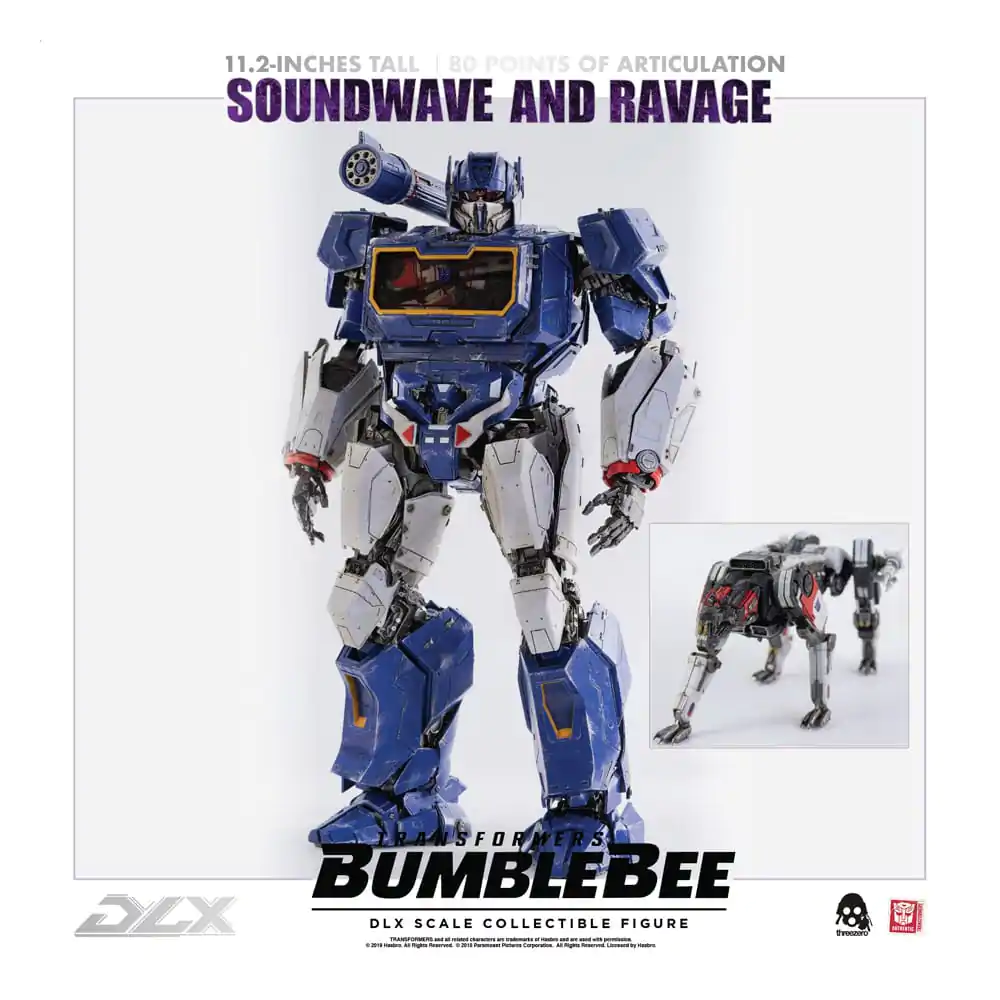 Transformers Bumblebee DLX Actionfiguren Doppelpack 1/6 Soundwave &amp; Ravage 28 cm Produktfoto