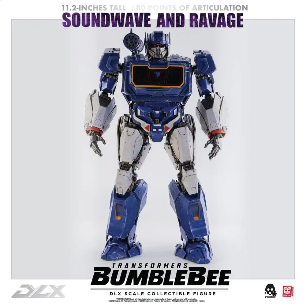 Transformers Bumblebee DLX Actionfiguren Doppelpack 1/6 Soundwave &amp; Ravage 28 cm Produktfoto