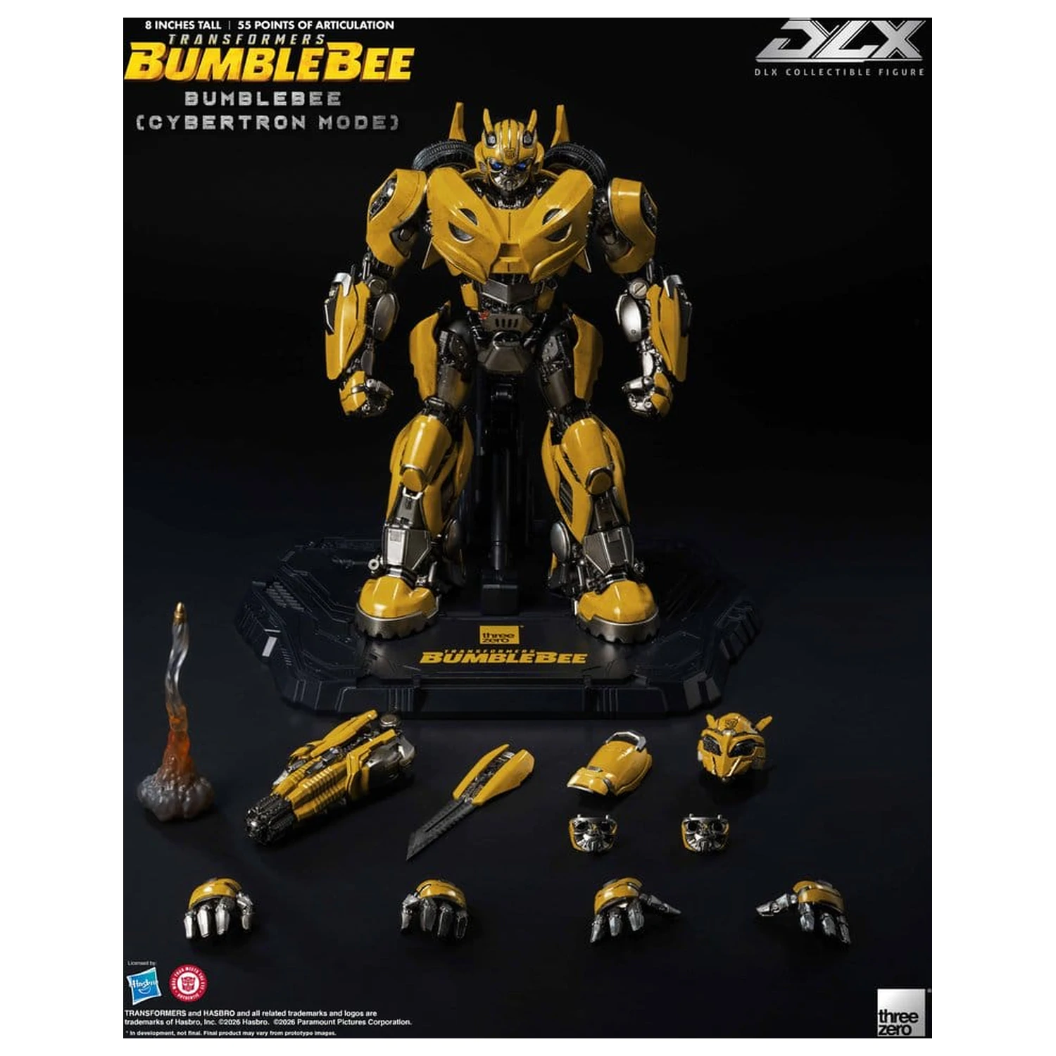 Transformers: Bumblebee DLX Actionfigur Bumblebee (Cybertron Mode) 20 cm Produktfoto