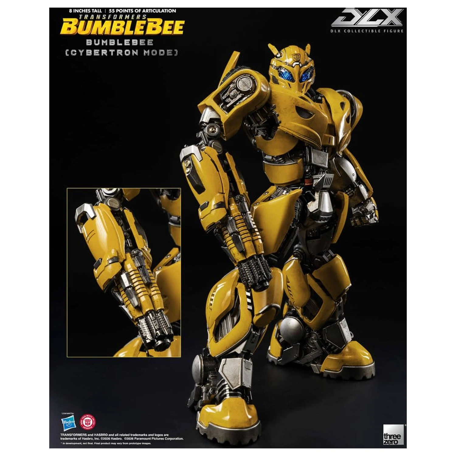 Transformers: Bumblebee DLX Actionfigur Bumblebee (Cybertron Mode) 20 cm Produktfoto