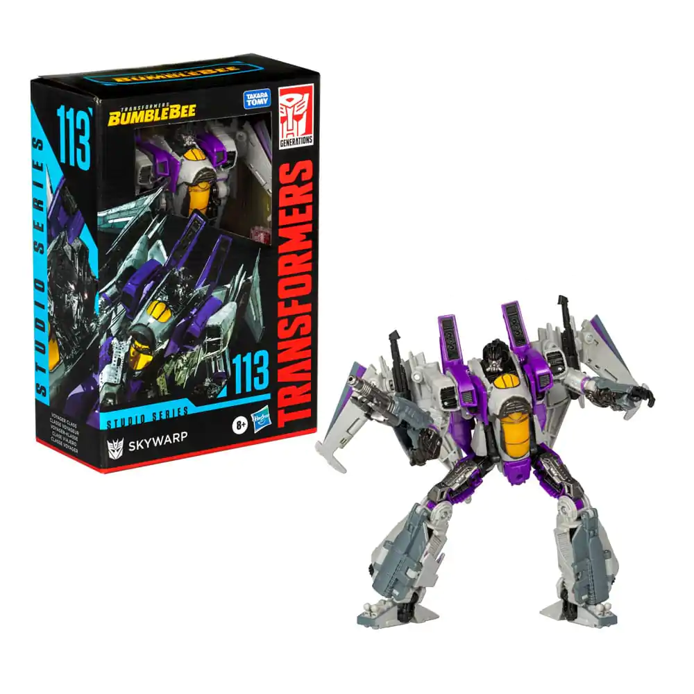Transformers: Bumblebee Studio Series Voyager Class Actionfigur Skywarp 17 cm Produktfoto