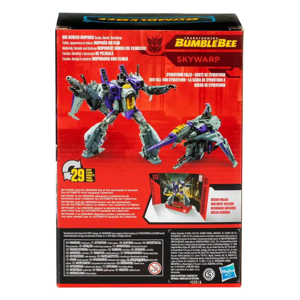 Transformers: Bumblebee Studio Series Voyager Class Actionfigur Skywarp 17 cm Produktfoto