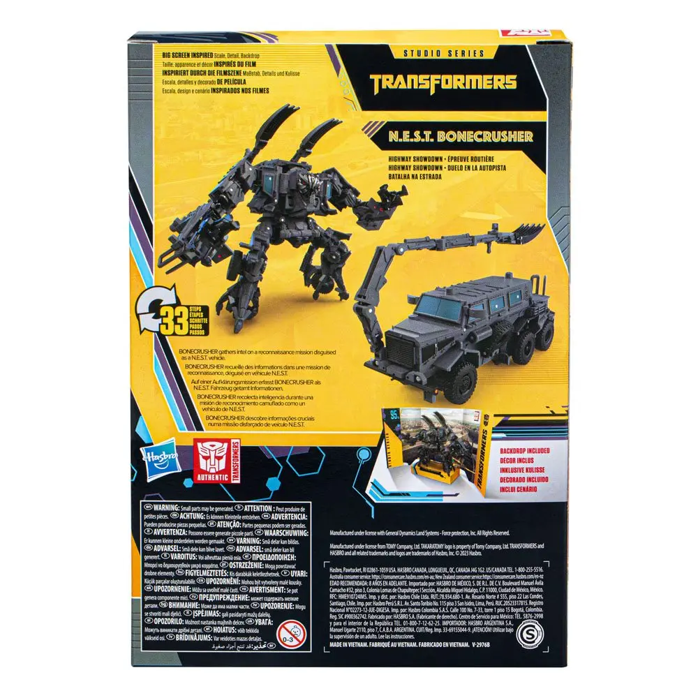 Transformers Buzzworthy Bumblebee Studio Series Action Figur N.E.S.T. Bonecrusher 16 cm Produktfoto