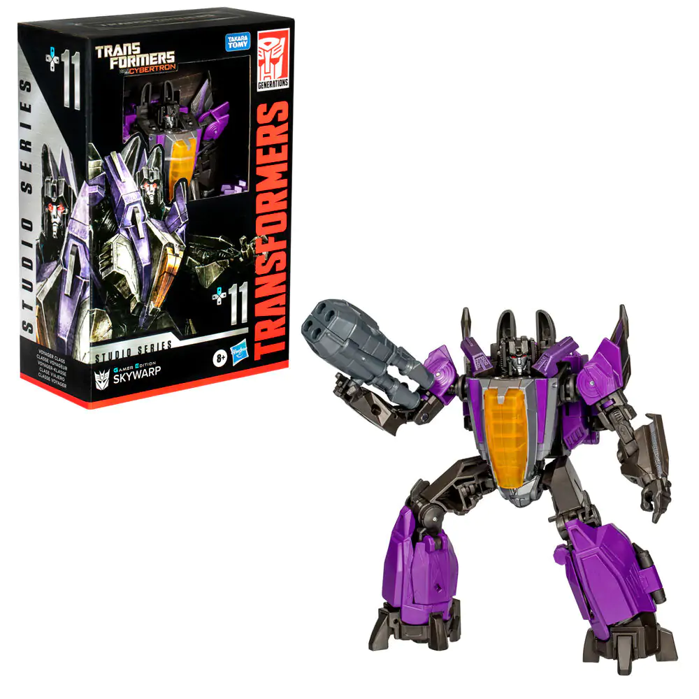 Transformers Cybertron Studio Series Gamer Edition Skywarp Figur 16,5cm termékfotó