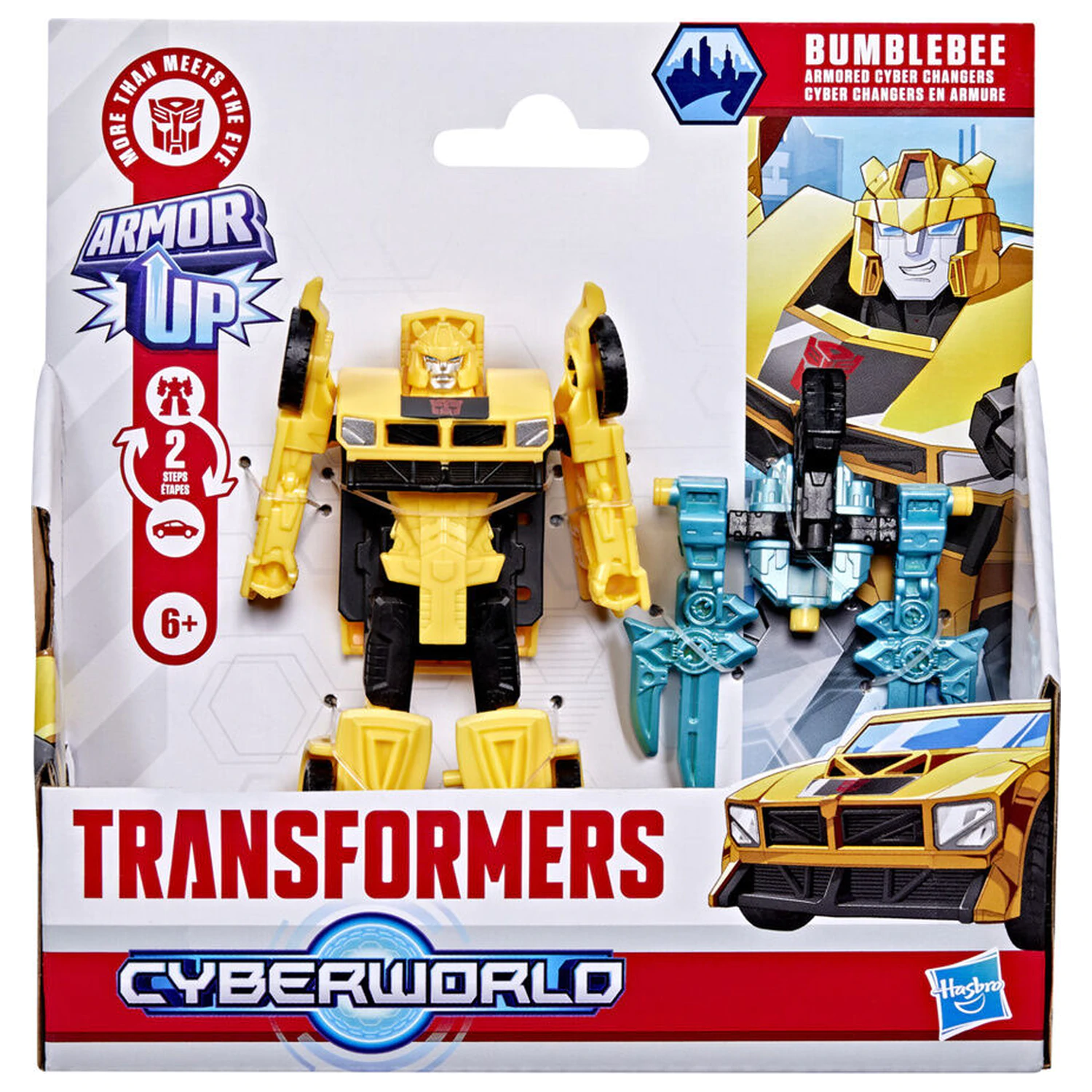 Transformers Cyberworld Bumblebee Figur 10cm Produktfoto
