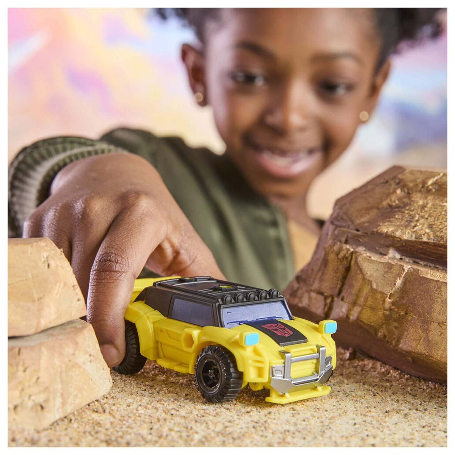 Transformers Cyberworld Bumblebee Figur 10cm Produktfoto