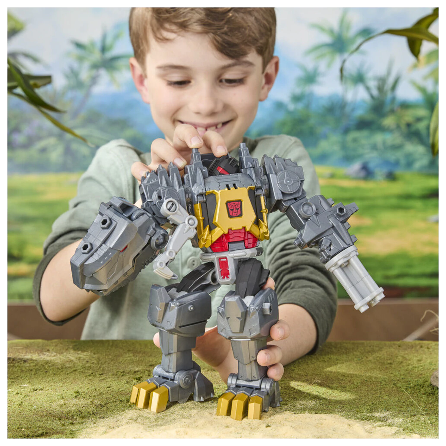 Transformers Cyberworld Grimlock Figur 22 cm Produktfoto