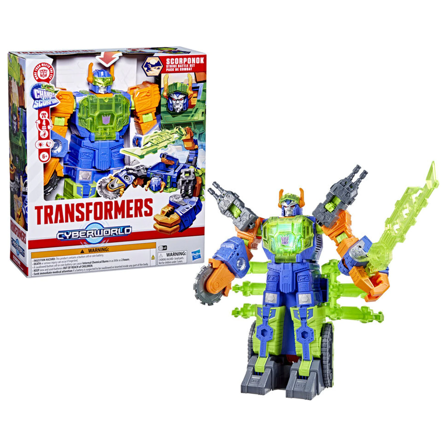 Transformers Cyberworld Scorponok Figur Produktfoto