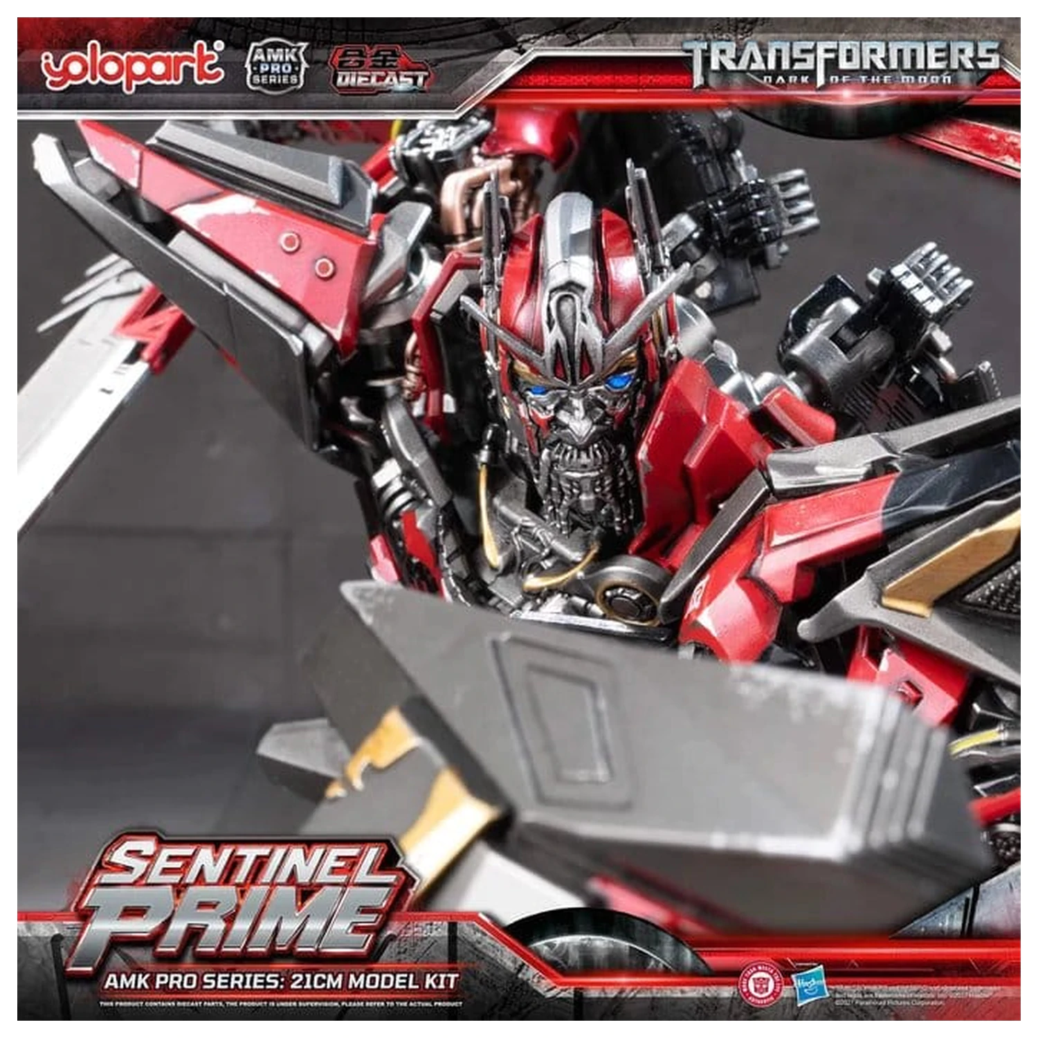 Transformers: Dark of the Moon AMK PRO Series Plastikmodellbausatz Sentinel Prime 21 Zentimeter Produktfoto