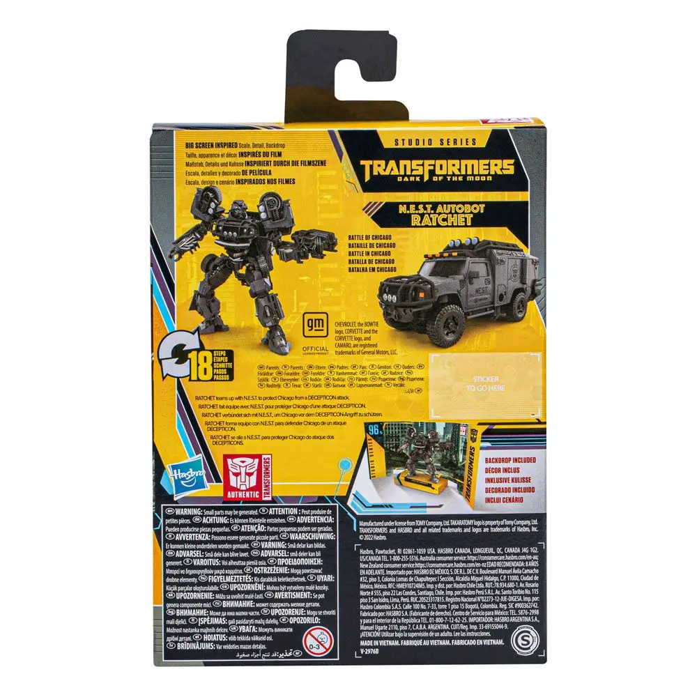 Transformers 3 Buzzworthy Bumblebee Studio Series Actionfigur N.E.S.T. Autobot Ratchet 11 cm Produktfoto